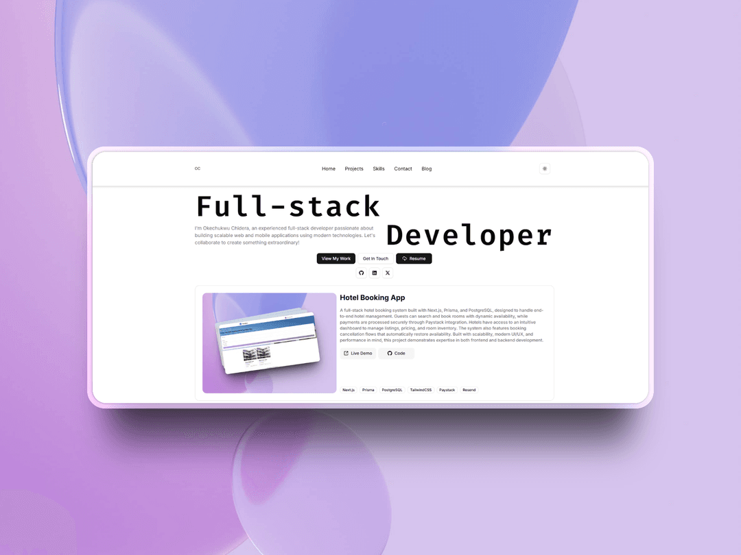 Portfolio Website